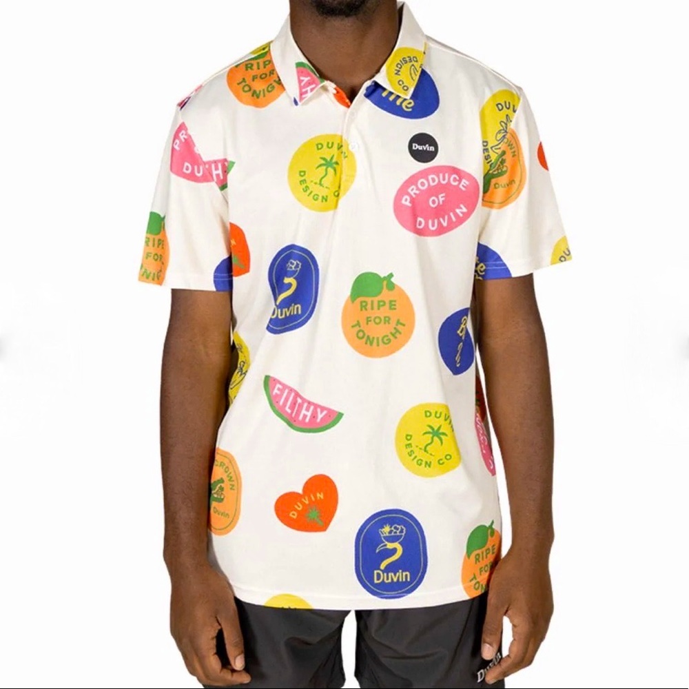 New Duvin Design Ripe For Tonight Novelty Polo